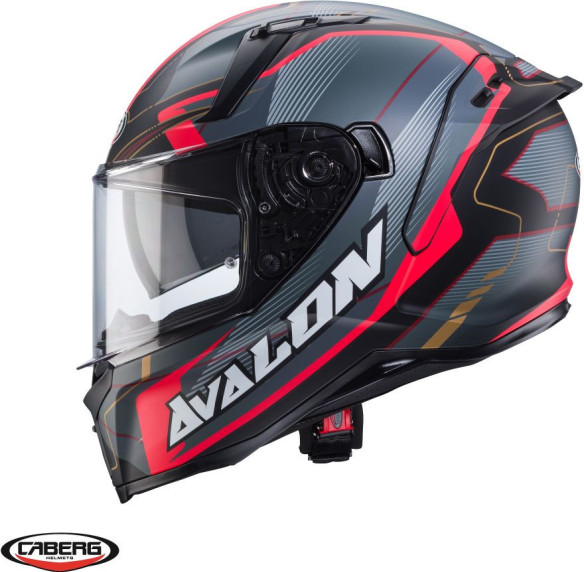 Casca Moto Full-Face/Integrala Avalon X SV Optic L7 Matt Black/Red 24