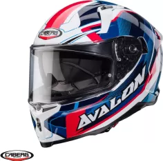 Casca Moto Full-Face/Integrala Avalon X SV Optic D6 Glossy White/Blue/Red 24