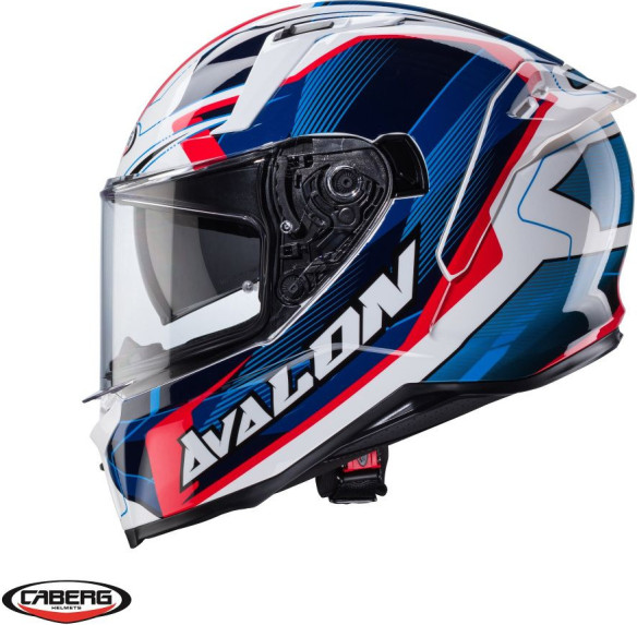 Casca Moto Full-Face/Integrala Avalon X SV Optic D6 Glossy White/Blue/Red 24