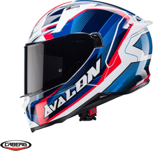 Casca Moto Full-Face/Integrala Avalon X SV Optic D6 Glossy White/Blue/Red 24