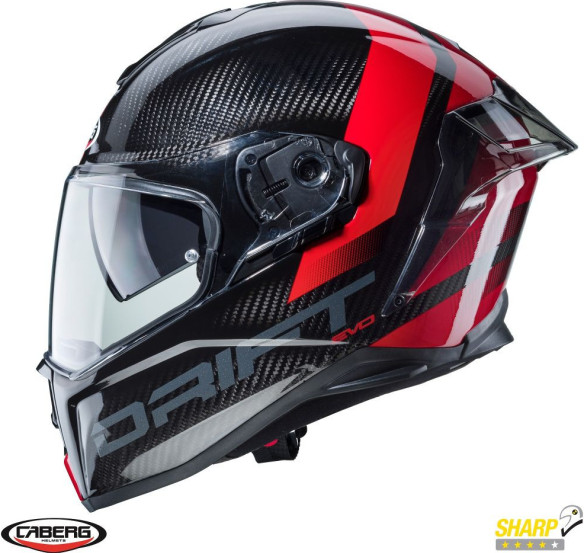 Casca Moto Full-Face/Integrala Drift Evo Carbon Sonic K2 Glossy Red 24