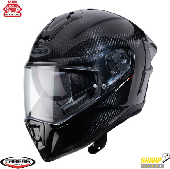 Casca Moto Full-Face/Integrala Drift Evo Carbon Pro Glossy Black 24