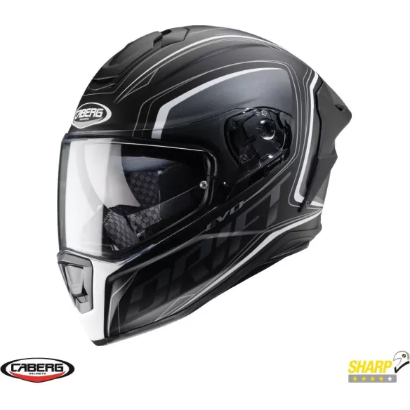 Casca Moto Full-Face/Integrala Drift Evo SV Interga I0 Matt Black/Grey/White 24