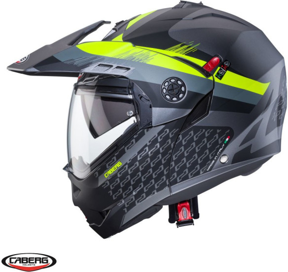 Casca Moto Flip-Up Tourmax X SV Sarabe L1 Matt Black/Fluo Yellow 24
