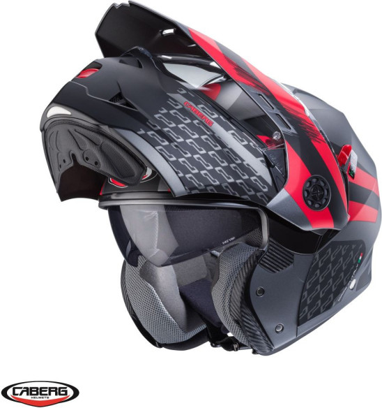 Casca Moto Flip-Up Tourmax X SV Sarabe L2 Matt Black/Red 24