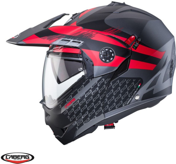 Casca Moto Flip-Up Tourmax X SV Sarabe L2 Matt Black/Red 24