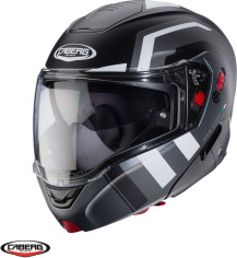 Casca Moto Flip-Up Horus X Road M4 Matt Black/White 24