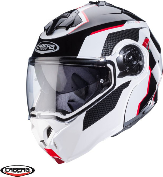Casca Moto Flip-Up Duke Evo Move SV M3 Glossy Black/Red/White 24