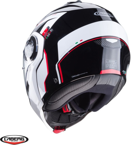 Casca Moto Flip-Up Duke Evo Move SV M3 Glossy Black/Red/White 24