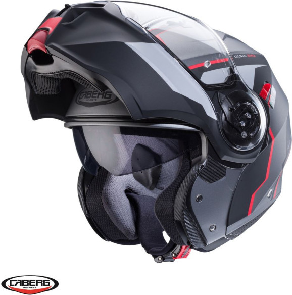 Casca Moto Flip-Up Duke Evo Move SV L2 Matt Black/Red 24