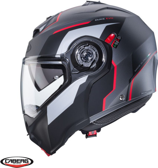 Casca Moto Flip-Up Duke Evo Move SV L2 Matt Black/Red 24