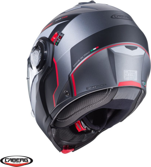 Casca Moto Flip-Up Duke Evo Move SV L2 Matt Black/Red 24