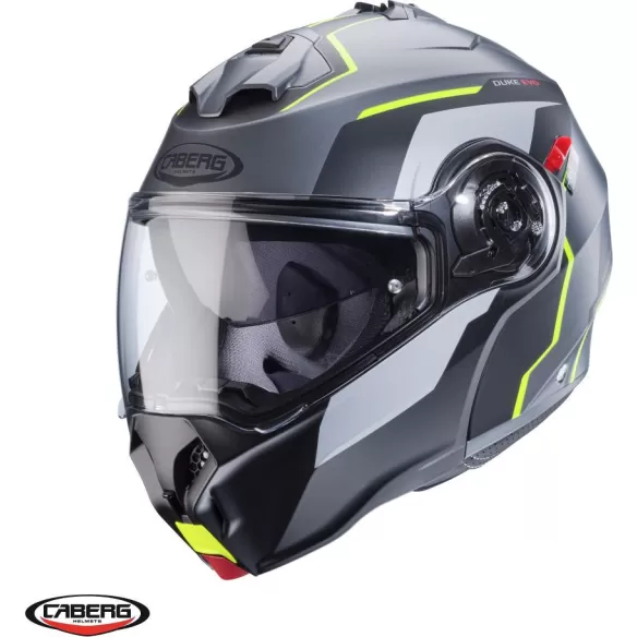 Casca Moto Flip-Up Duke Evo Move SV L1 Matt Black/Yellow 24