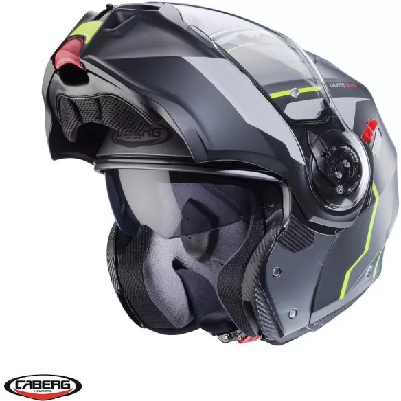 Casca Moto Flip-Up Duke Evo Move SV L1 Matt Black/Yellow 24