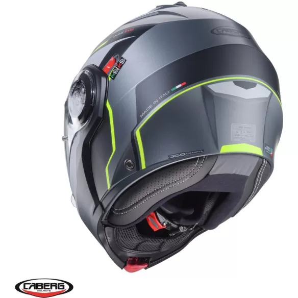 Casca Moto Flip-Up Duke Evo Move SV L1 Matt Black/Yellow 24