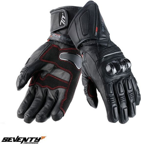 Manusi Moto Piele Dama SD-R23 Winter Black 24
