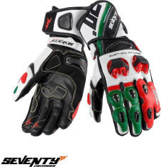 Manusi Moto Piele SD-R12 Summer Black/Red 24