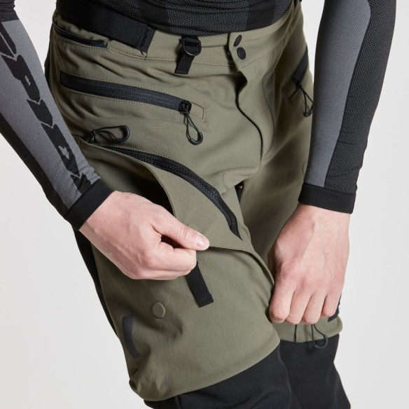 Pantaloni Moto Textili Frontier Military Green 24