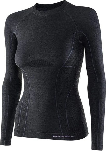 Bluza Termica Dama Active Wool Black BRLS12810SC