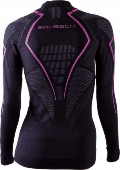 Bluza Termica Dama Active Wool Black/Pink BRLS13100A