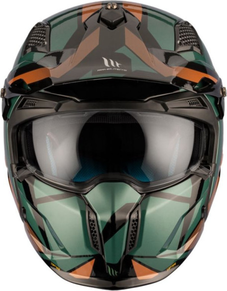 Casca Moto Open-Face/Jet Streetfighter SV S P1R Glossy Green 23