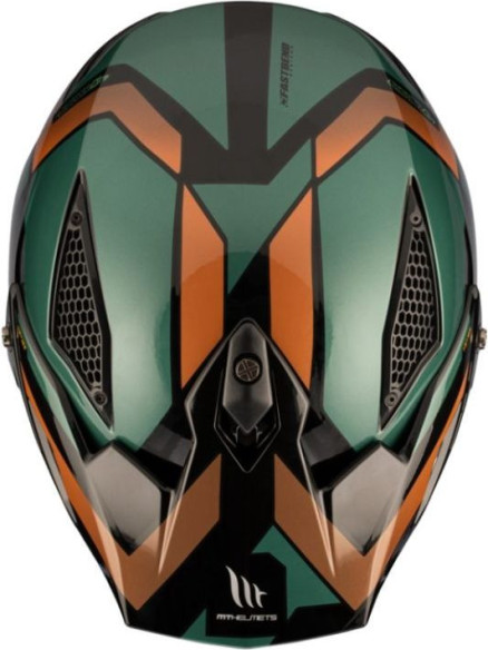 Casca Moto Open-Face/Jet Streetfighter SV S P1R Glossy Green 23