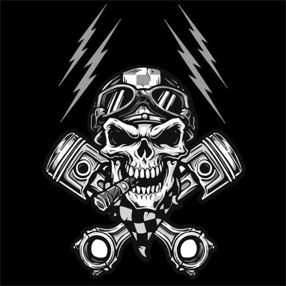 Bandana Flydanna Cotton Biker Skull Z712