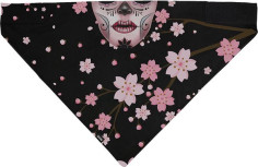 Bandana Sf Blk Sugr Blsm Bl607