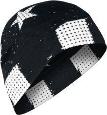 Beanie Sf Blk Wht Flag Whll091