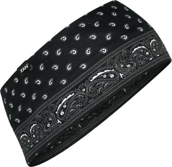 Bandana Sf Blk Paisley Hbl101