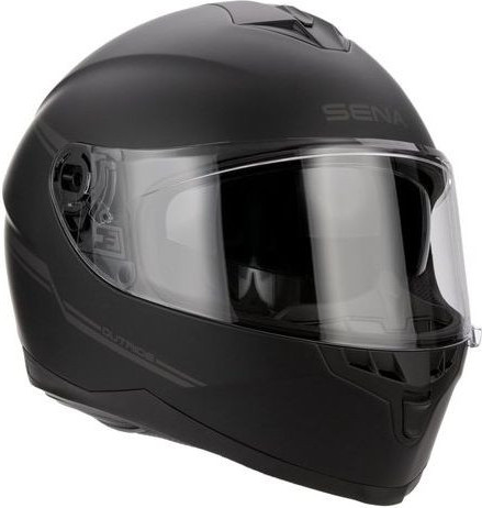 Casca Moto Full-Face Outride Sistem Intercom Bluetooth Inclus Black Matt