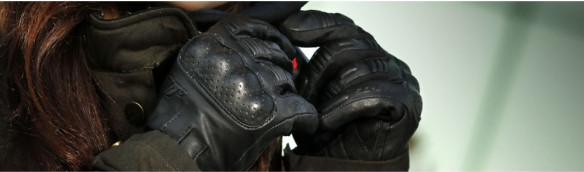Manusi Moto Dama Piele Urban SD-C33 Black 24