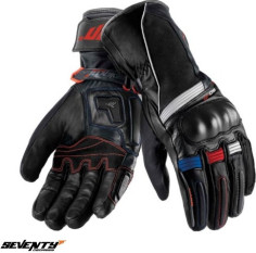 Manusi Moto Piele Touring SD-T1 Winter Tex Black/Red/Blue 24