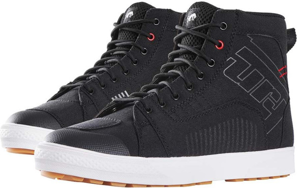 Ghete Moto Stockton Air D30 Black/Red 3107-108