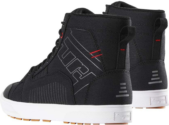 Ghete Moto Stockton Air D30 Black/Red 3107-108