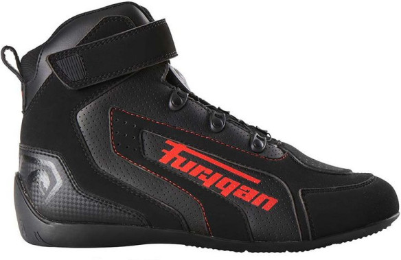 Ghete Moto V4 Easy D3O Vented Black/Red 3137-108