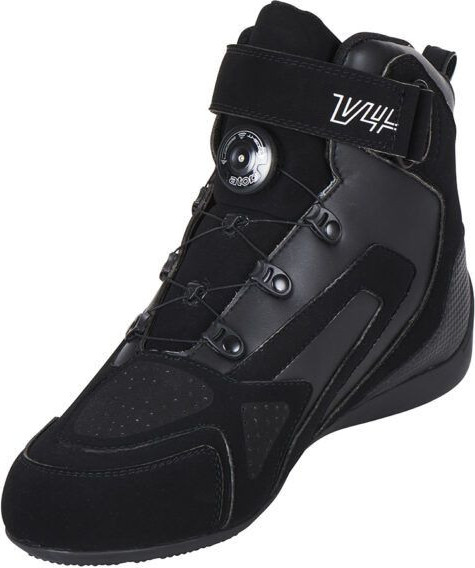 Ghete Moto V4 Easy D3O Black/White 3135-143