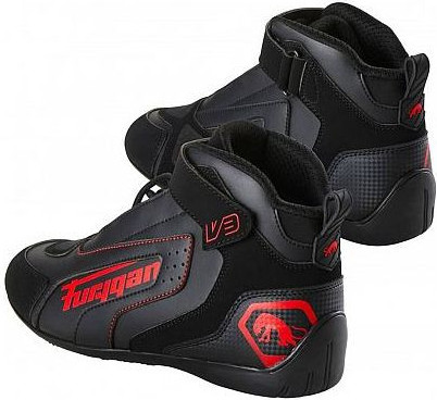 Ghete Moto V3 Black/Red 3105-108