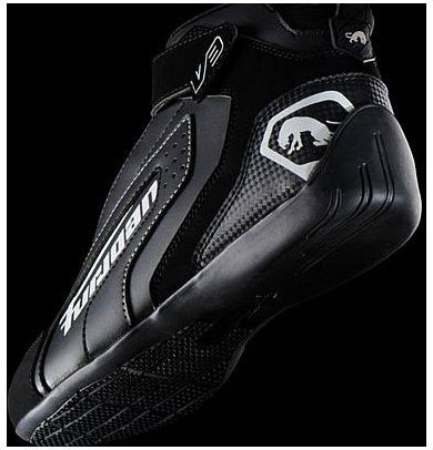 Ghete Moto V3 Black-White 3105-143