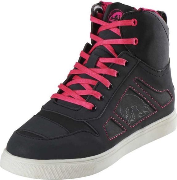 Ghete Moto Dama Angie D30 Black/Pink 3119-150