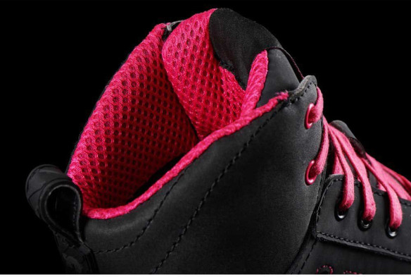 Ghete Moto Dama Angie D30 Black/Pink 3119-150
