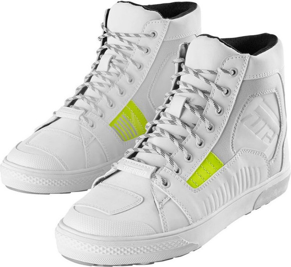 Ghete Moto Sacramento D30 White/Grey/Fluorescent Yellow 3139-294