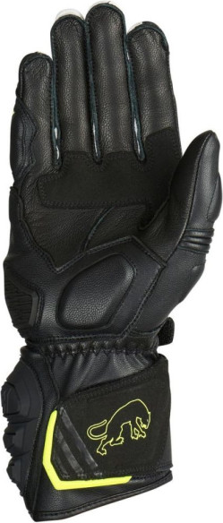 Manusi Moto Piele F-RS1 Black/Fluo Yellow/White 4545-1048