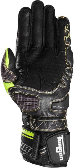 Manusi Moto Textile/Piele STYG20 X Kevlar Black/Fluo Yellow/white 4566-1048