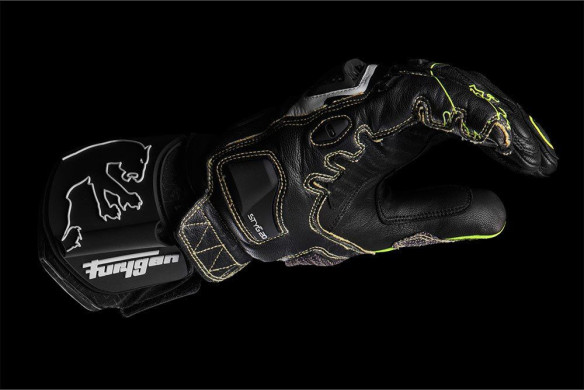 Manusi Moto Textile/Piele STYG20 X Kevlar Black/Fluo Yellow/white 4566-1048