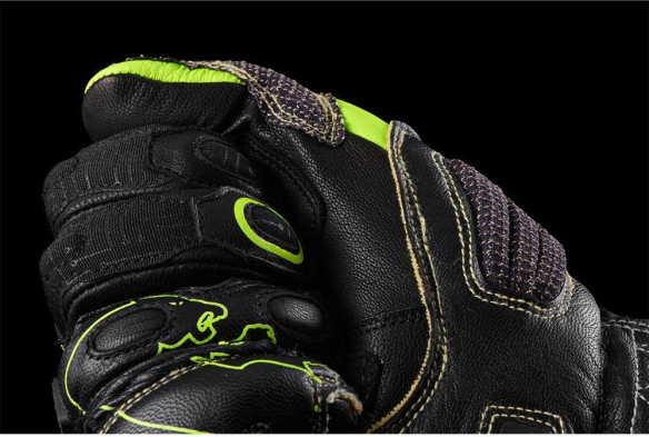 Manusi Moto Textile/Piele STYG20 X Kevlar Black/Fluo Yellow/white 4566-1048
