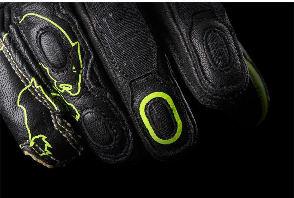 Manusi Moto Textile/Piele STYG20 X Kevlar Black/Fluo Yellow/white 4566-1048