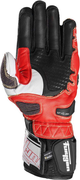Manusi Moto Textile/Piele STYG20 X Kevlar Black/Red 4566-169