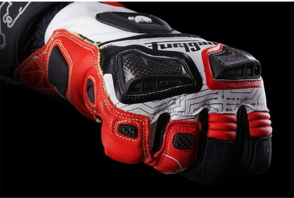 Manusi Moto Textile/Piele STYG20 X Kevlar Black/Red 4566-169