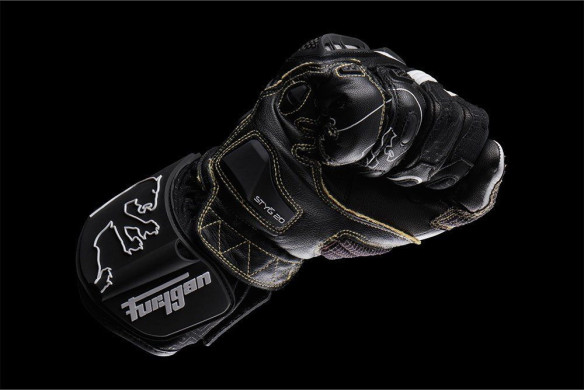 Manusi Moto Textile/Piele STYG20 X Kevlar Black/White 4566-143